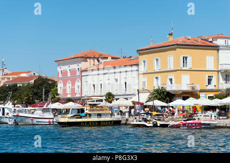Hafen, Porec, Istrien, Kroatien Stockfoto