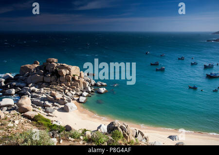 Bucht von Mui Dinh, Ninh Thuan Provinz, Vietnam, Asien Stockfoto