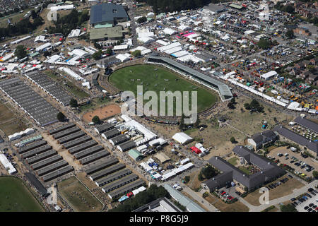 Luftaufnahme des Großen Yorkshire Show in Harrogate Showground, North Yorkshire Stockfoto