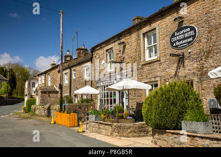 Das VEREINIGTE KÖNIGREICH, England, Yorkshire, Swaledale, Thwaite, Dorf Kearton Country House Hotel und Restaurant benannt nach Pioniercharakter phoographers Stockfoto