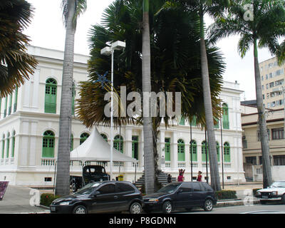 Bernardino Monteiro Palace, Rathaus, Itapemirim, Espírito Santo, Brasilien. Stockfoto