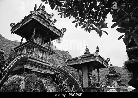 PURA MELANTING ist ein Hindu-Tempel befindet sich in einem schönen Landwirtschaft-Tal in der Nähe von PEMUTERAN - BALI, Indonesien Stockfoto