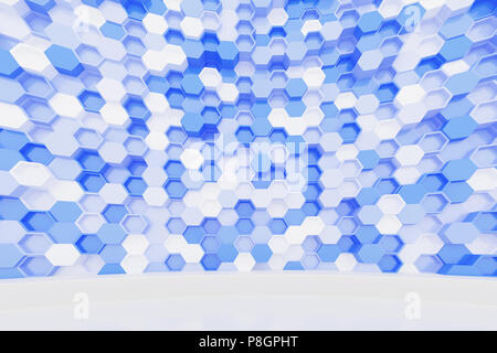 Abstrakte Innere. 3D-Rendering Stockfoto