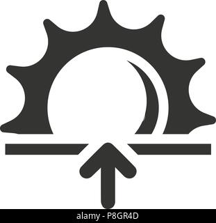Sunrise-Symbol Stock Vektor