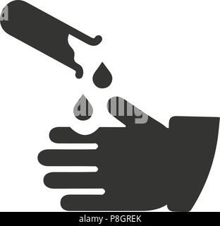 Chemische Reaktion Symbol Stock Vektor