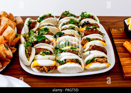 Traditionelle Taiwan angefüllten Brötchen Stockfoto