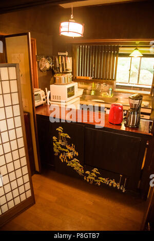 Haus in Yugawara im japanischen Stil in der Nähe von Hakone, Japan Stockfoto