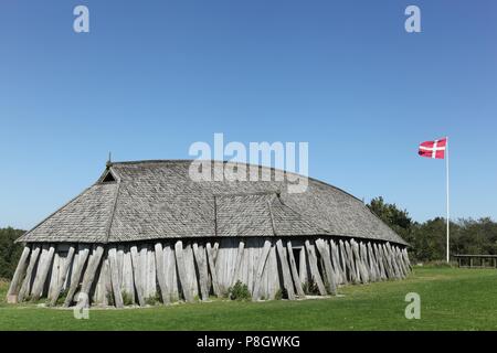 Viking Haus in Hobro, Dänemark Stockfoto