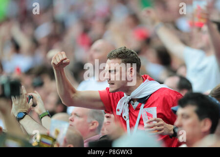 Moskau, Russland - Juli 11: England Verfechter während der FIFA WM 2018 Russland Semi Final Match zwischen England und Kroatien bei Luzhniki Stadion am 11. Juli 2018 in Moskau, Russland. MB Media Stockfoto
