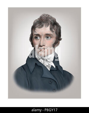 Thomas Campbell 1777-1844 schottische Dichter Stockfoto