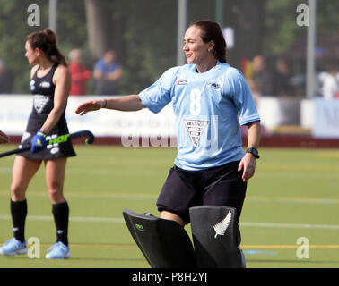 Juli 11, 2018 - Grünwald bei München, Deutschland - Sally RUTHERFORD (Neuseeland). womans Hockey, echten vier Nationen Cup 2018. Neuseeland vs Niederlande, Freizeitpark, Grünwald bei München. Die Teams von Neuseeland, die Niederlande, Argentinien und Deutschland nehmen an diesem prepareation Wettbewerb für die Weltmeisterschaft. (Bild: © Wolfgang Fehrmann über ZUMA Draht) Stockfoto