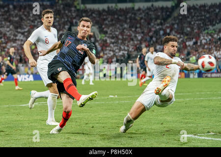 11. Juli 2018, Luzhniki Stadion, Moskau, Russland; FIFA WM Fußball, Halbfinale, Kroatien gegen England; Luzhniki Stadion während das Halbfinale zwischen England und Kroatien während der WM 2018. Ulrik Pedersen/CSM Stockfoto