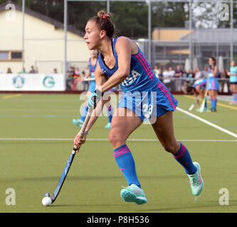 Grünwald bei München, Deutschland. 11. Juli 2018. Julieta JANKUNAS (Argentinien),. womans Hockey, echten vier Nationen Cup 2018. Deutschland vs Argentinien, Freizeitpark, Grünwald bei München. Die Teams von Neuseeland, die Niederlande, Argentinien und Deutschland teil in diesem prepareation Wettbewerb für die Weltmeisterschaft. Quelle: Wolfgang Fehrmann/ZUMA Draht/Alamy leben Nachrichten Stockfoto