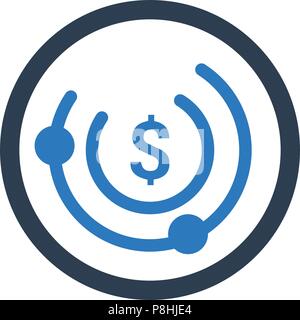 Scan Geld Symbol Stock Vektor