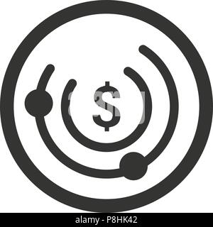 Scan Geld Symbol Stock Vektor