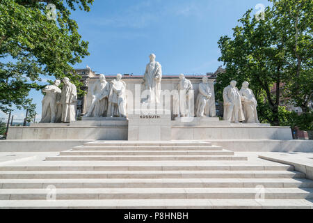 Kossuth Denkmal in Kossuth tér in Budapest, Ungarn Stockfoto