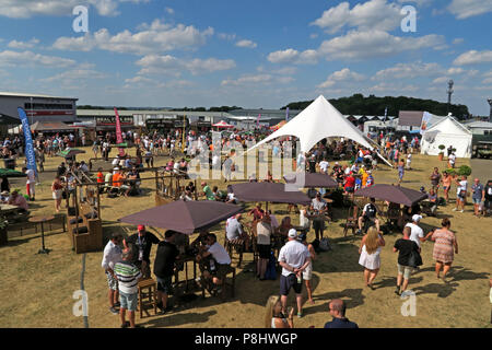 Freeman Partner der Veranstaltung, Food Court, Formel 1, F1, Grand Prix, Silverstone, Northamptonshire, Silverstone, Towcester NN12 8T Stockfoto