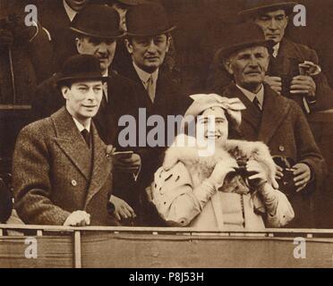 Die Haring ein Witz in Aintree', Grand National 1937. Von Krönung Souvenir Buch 1937, Bearbeitet von Gordon Beckles. [Daily Express, London, 1937] Stockfoto