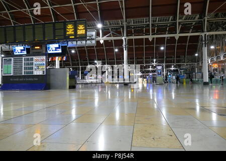 Bahnhof Paddington, London, England, Großbritannien 2018. Stockfoto