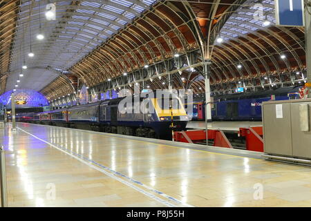 Bahnhof Paddington, London, England, Großbritannien 2018. Stockfoto