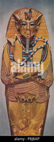 "Die toten Pharoah goldenen Sarg', c 1935. Artist: Unbekannt. Stockfoto