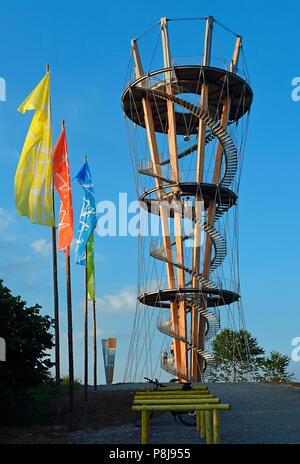 Schönbuchturm, Aussichtsplattform auf der Stellberg, Naturpark Schönbuch, Herrenberg, Baden-Württemberg, Deutschland Stockfoto