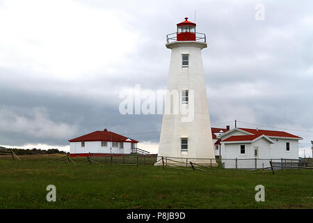 Reisebericht - Neufundland, Kanada, Leuchtturm, Lightstation Stockfoto