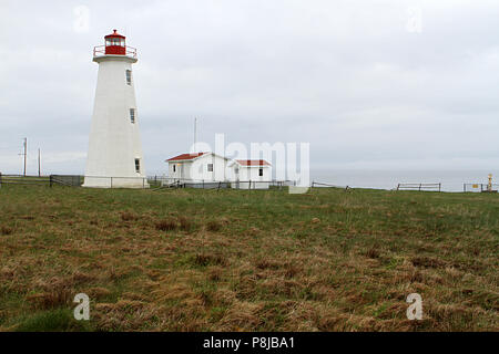 Reisebericht - Neufundland, Kanada, Leuchtturm, Lightstation Stockfoto