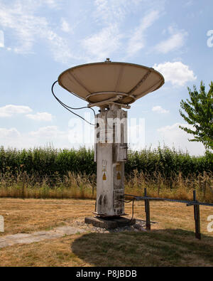 Radar Antenne in Chilton Informationsstelle Hampshire Stockfoto