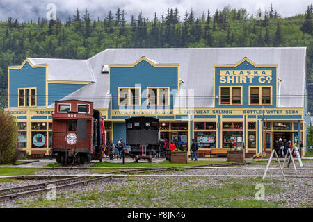Skagway, Alaska, United States, USA, Dienstag, 22. Mai 2018. Stockfoto