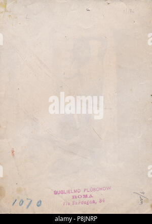 466 Plüschow, Wilhelm von (1852-1930) - n. 1070 verso Stockfoto