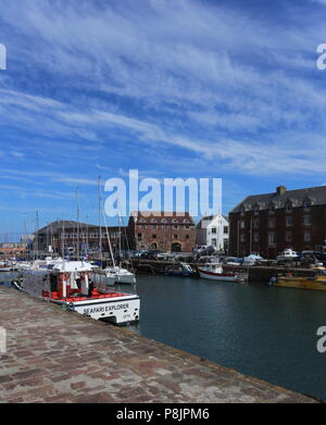 Seafari Explorer günstig in North Berwick Hafen Schottland Juli 2018 Stockfoto