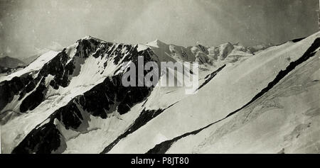 529 Standpunkt Monte Vioz, Blick gegen Westen Punta San Mattéo und Pizzo Trésero. (BildID) 15425915 Stockfoto