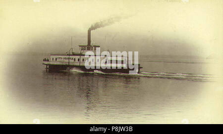 . 532 Dampf Fähre STADT SEATTLE, Puget Sound, ca 1891 (LAROCHE 222) Stockfoto