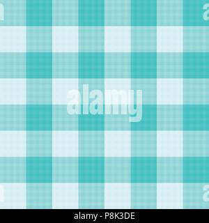 Grüne Minze Tartan nahtlose Hintergrund. Vector Illustration. Stock Vektor