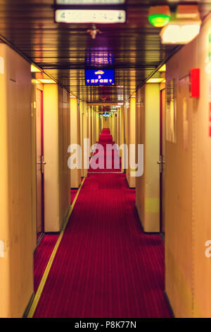 An Bord der 'Prinzessin Anastasia' Schiff. Stockfoto