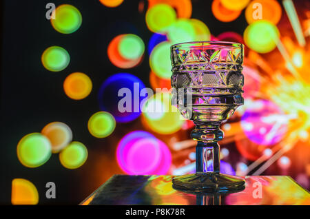 Noch immer leben Glas objectsdetailed Makroaufnahmen. Stockfoto