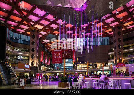 Montreal, Kanada, 11. Juli 2018. Interior Plaza der Complexe Desjardins Einkaufszentrum. Credit: Mario Beauregard/Alamy leben Nachrichten Stockfoto