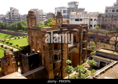 Eingang des Lalbag Fort. Es ist auch als 'Fort Aurangabad' ist eine unvollständige Mughal Palace am Buriganga Fluss im Südwesten gelegen bekannt Stockfoto