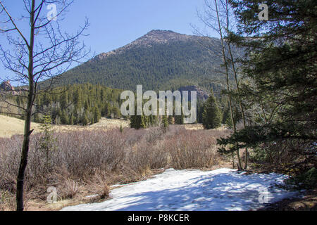 Horsethief Trail in der Nähe von Teilen, Colorado Stockfoto