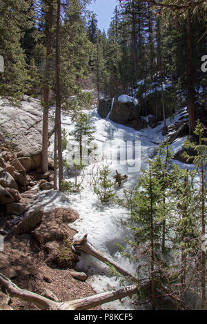 Horsethief Trail in der Nähe von Teilen, Colorado Stockfoto