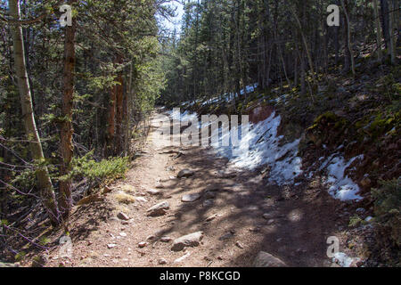 Horsethief Trail in der Nähe von Teilen, Colorado Stockfoto