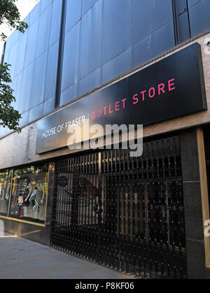 House of Fraser Outlet Store, Frenchgate, Doncaster, South Yorkshire, England, Großbritannien Stockfoto