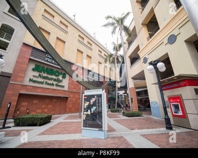 San Diego, 18.06.29: Das Horton Plaza Mall am 29.Juni 2018 in San Diego, Kalifornien Stockfoto