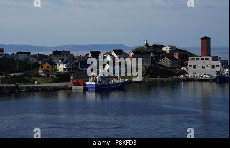 Honningsvåg Norwegen ist die nördlichste Stadt in Norwegen. Foto von Dennis Brack Stockfoto