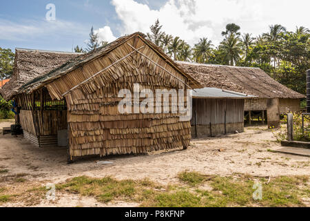 Longhouse Tipp von Borneo, Sabah, Malaysia Borneo Stockfoto