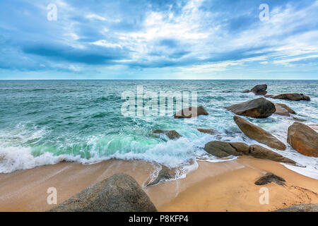 Am frühen Morgen auf der Insel Koh Samui in Thailand. Stockfoto