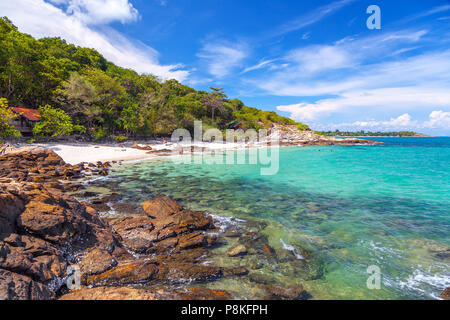 Schönen tropischen Strand auf der Insel Samed in Thailand. Stockfoto