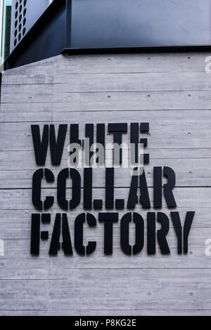White Collar Fabrik, alte Straße Kreisverkehr, London, England, Großbritannien Stockfoto