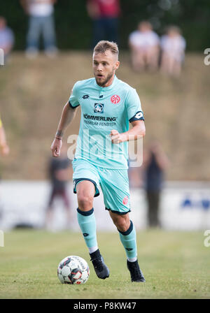 Alexandru MAXIM (MZ), Aktion, Fußball-Freundschaftsspiel, KFC Uerdingen - FSV FSV Mainz 05 (MZ) 1:2, am 12.07.2018 in Duisburg/Deutschland. | Verwendung weltweit Stockfoto